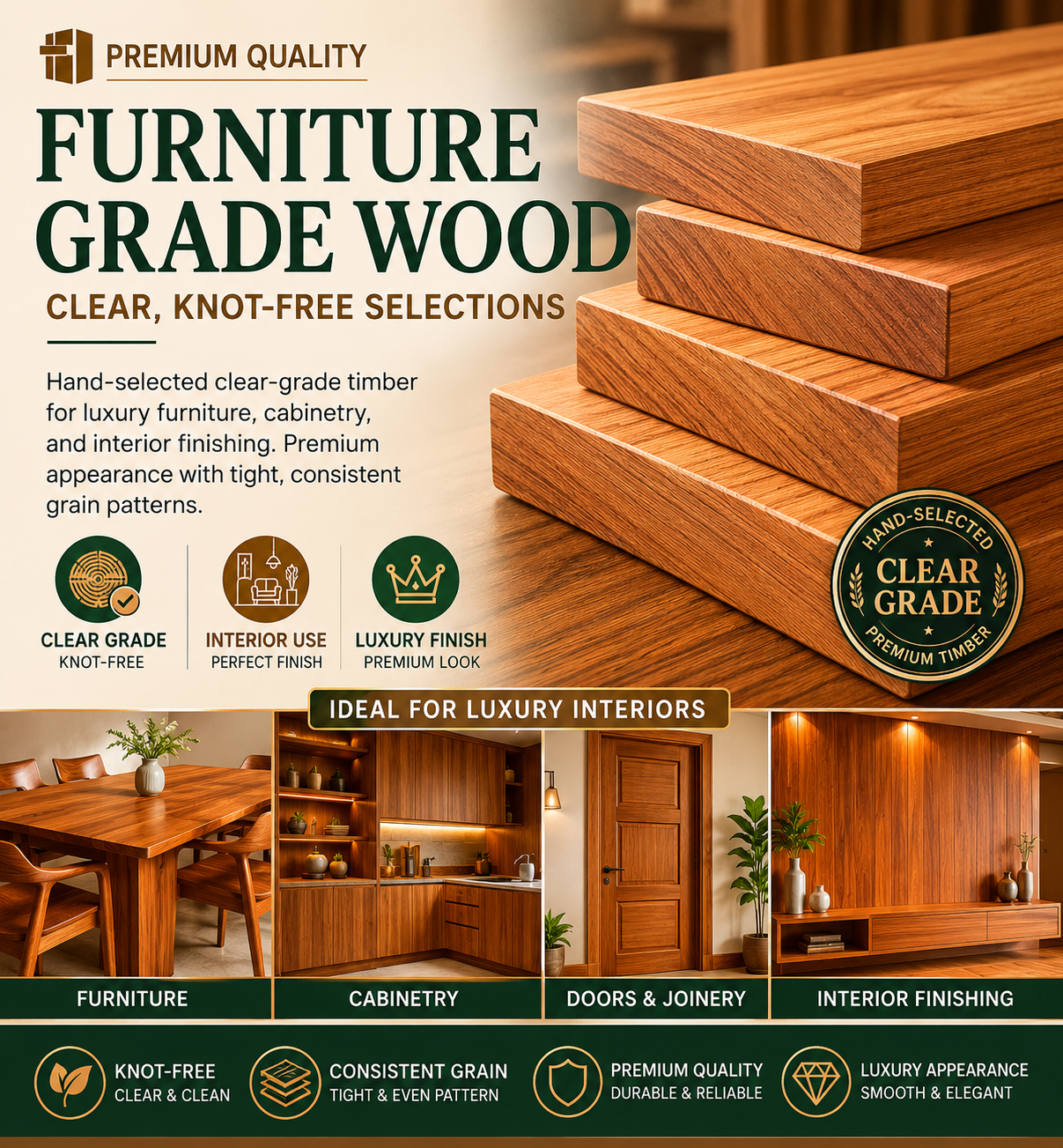 Furniture Grade Wood